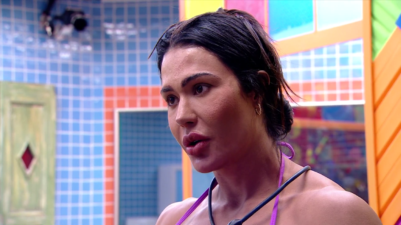 Diego confronta Gracyanne sobre falas que ouviu do Seu Fifi no BBB 25