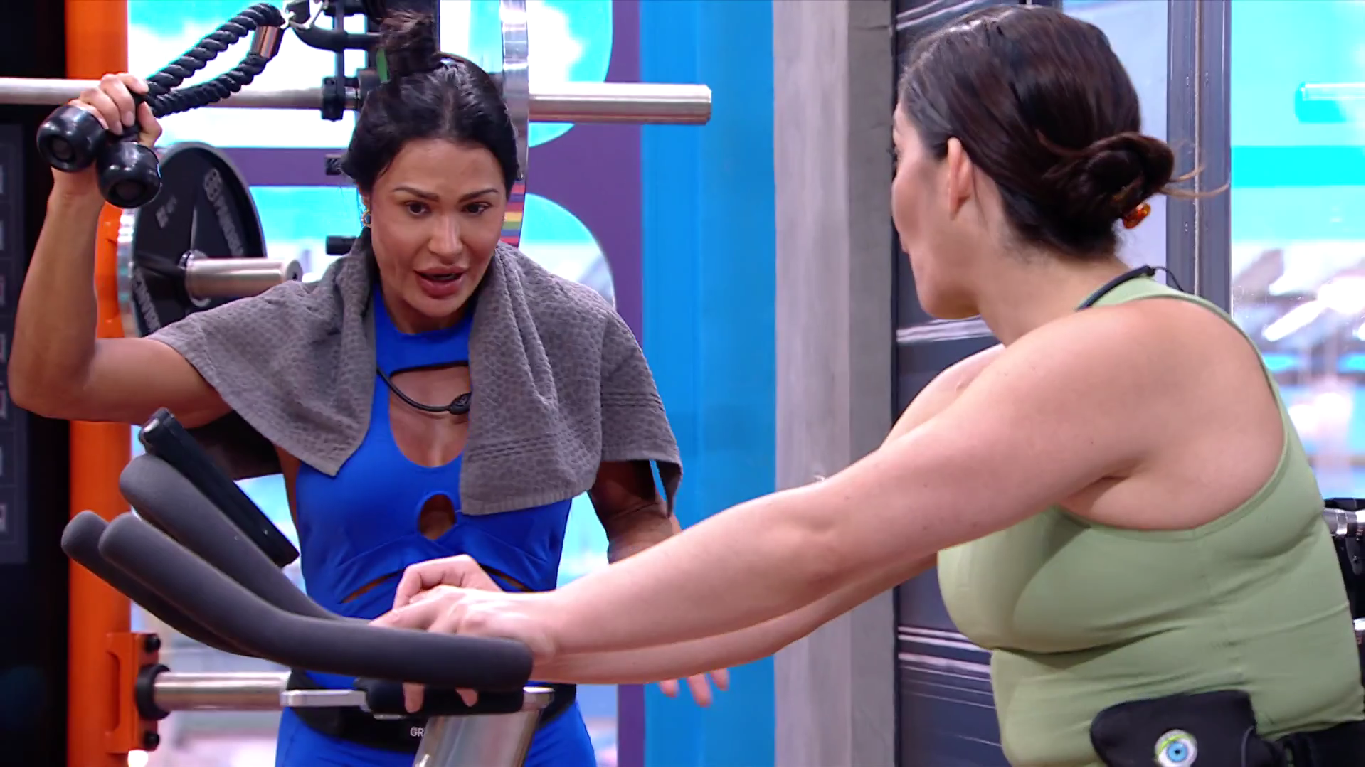 Gracyanne manda recado para Tadeu Schmidt após ser exposta no BBB 25
