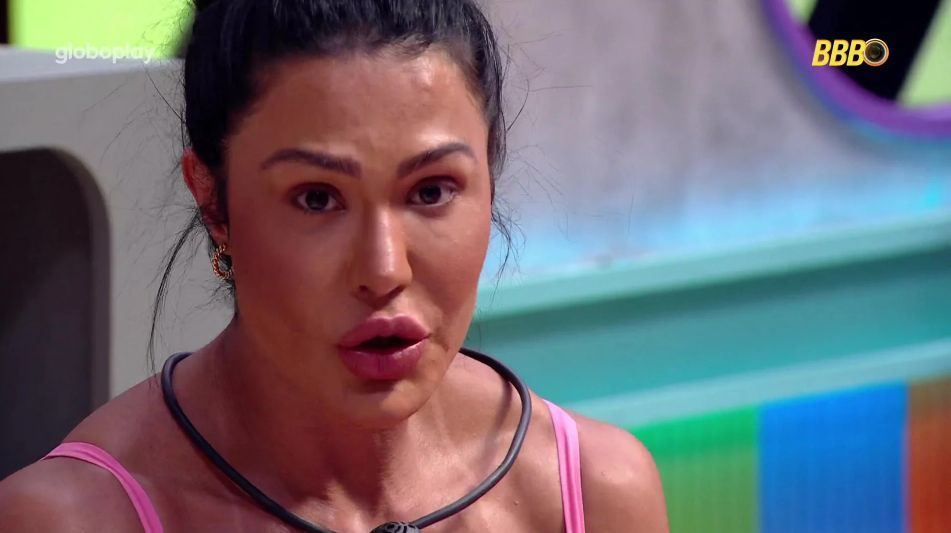 No BBB 25, Gracyanne critica Aline: 'Fiquei com pena dela'