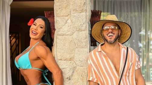 Gracyanne e Belo não teriam pagado aluguéis de imóvel