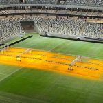 Atlético reinicia tratamento no gramado da Arena MRV após jogo com o Botafogo