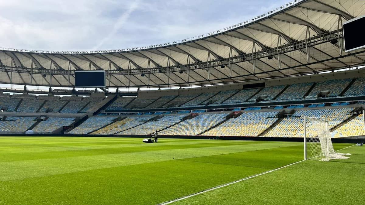 VÍDEO: Veja como está o gramado do Maracanã após 13 dias sem jogos