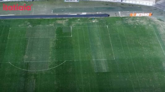 Gramado do Mineirão nesta sexta-feira (30)