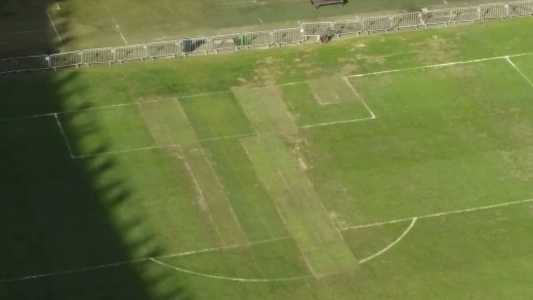 Gramado do Mineirão não está em boas condições
