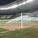 Arena Castelão tem reforma em gramado; veja o que está sendo feito