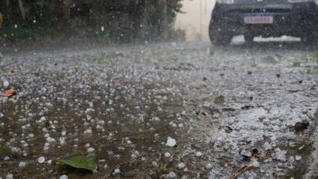 Granizo causa estragos no Sul