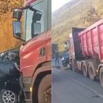 Grave acidente entre caminhão e carro deixa três mortos na BR-040 em Itabirito