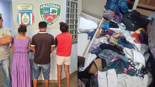 Grávida e outras pessoas presas por furto, receptação e tráfico de drogas