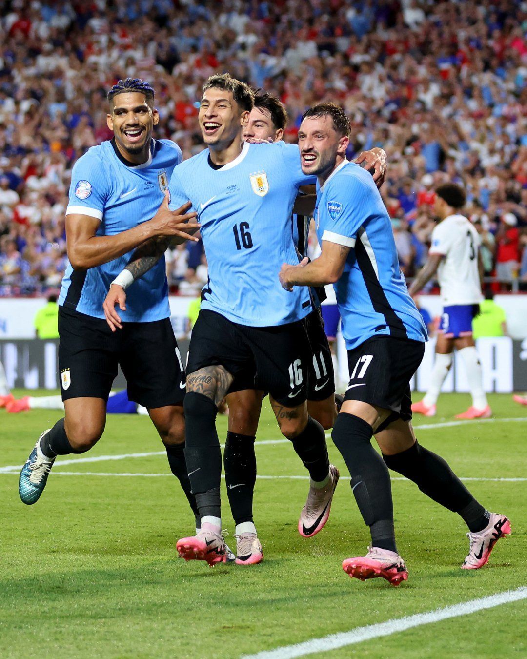 Uruguai bate Estados Unidos e elimina donos da casa da Copa América