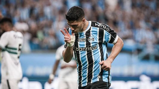Grêmio de Luis Suárez é vice-líder do Brasileiro