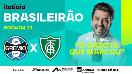 Grêmio e América se enfrentam às 19h desta quinta-feira (22)