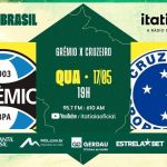 Grêmio x Cruzeiro: assista, ao vivo, à transmissão da Itatiaia