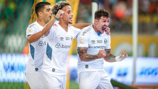 Grêmio em vitória diante do Cuiabá
