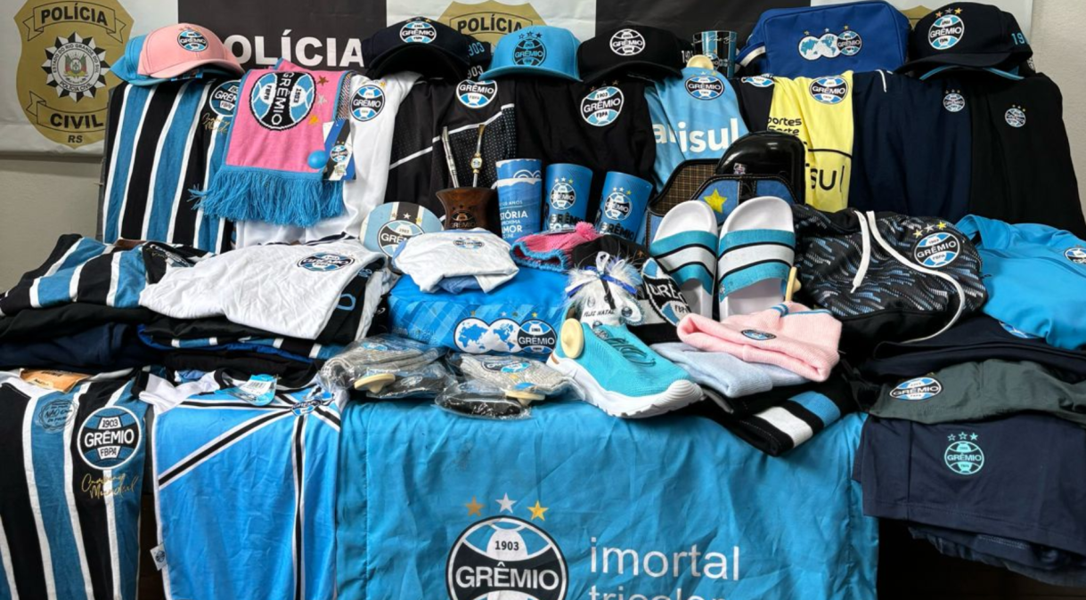 Chuvas no RS: produtos saqueados da Arena Grêmio são apreendidos na Grande Porto Alegre