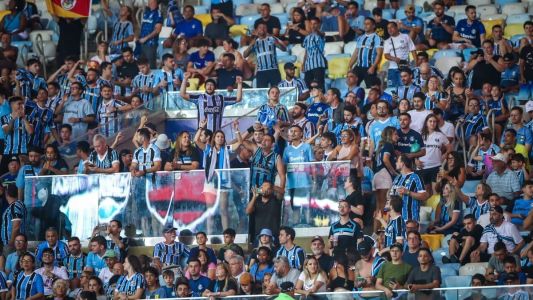 Gremistas devem ocupar só metade do espaço visitante no Maracanã