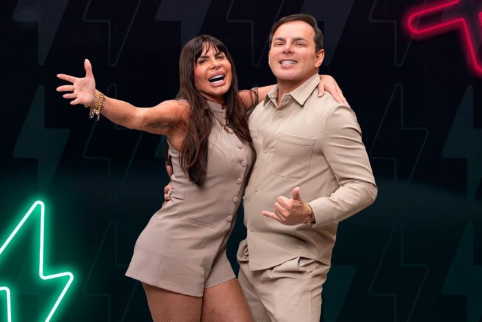Gretchen e Esdras estão na 'DR' do Power Couple 