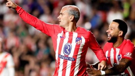 Griezmann foi um dos destaques da goleada do Atlético de Madrid no Espanhol