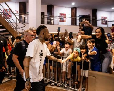 Neymar foi relacionado para o jogo contra o CRB