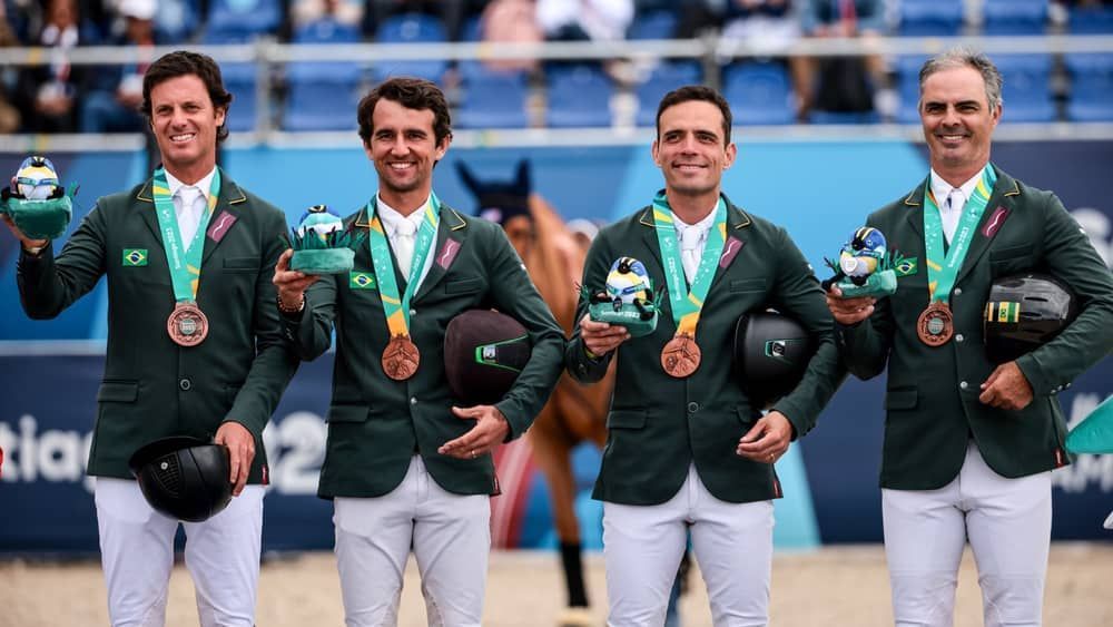 Jogos Pan-Americanos: Brasil conquista bronze por equipes no hipismo de saltos