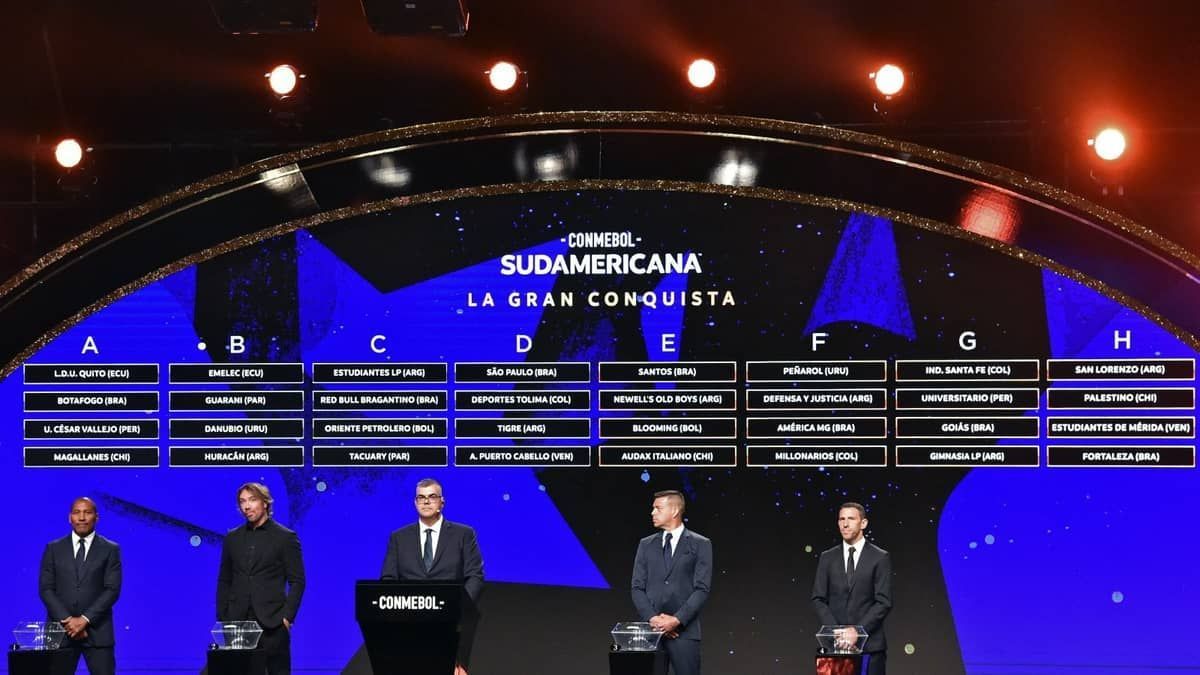 América cai no 'grupo da morte' da Copa Sul-Americana 2023