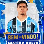 Grêmio anuncia contratação de centroavante uruguaio