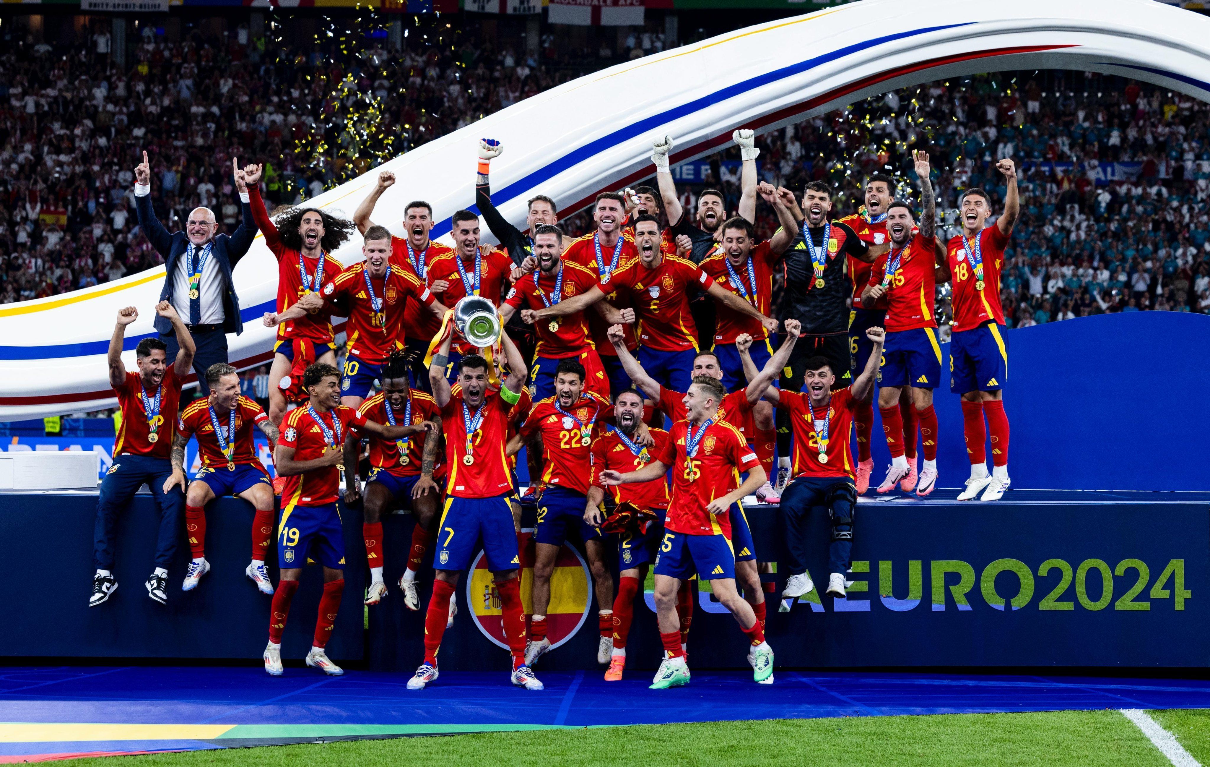 Elenco da Espanha fatura premiação milionária com título da Euro; veja valor