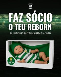 Leça Futebol Clube, de Portugal, anuncia inclusão de bebês reborn como sócios-torcedores