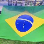 Erro em bandeira do Brasil no jogo com o Equador viraliza nas redes