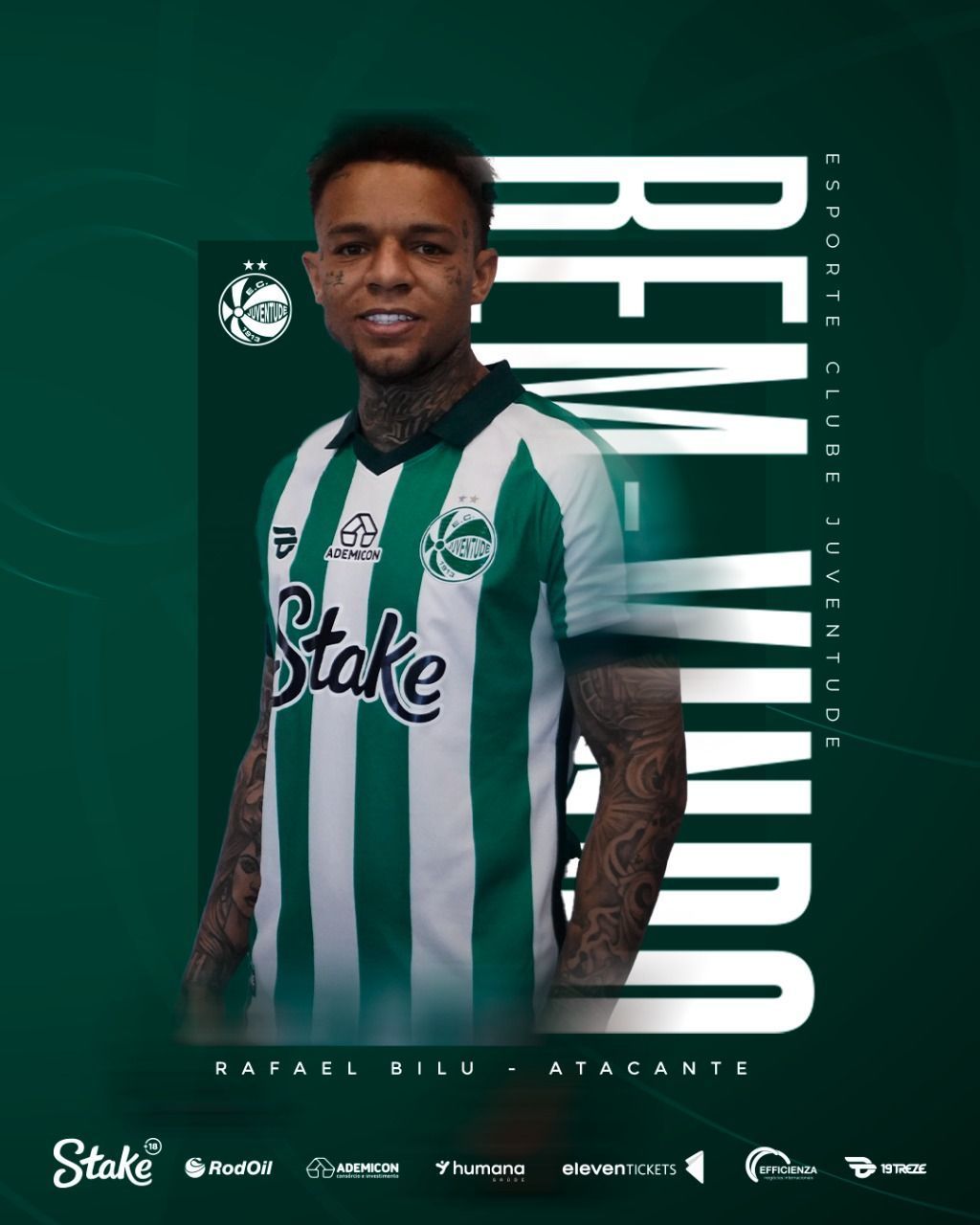 Juventude anuncia contratação de atacante ex-Cruzeiro e América