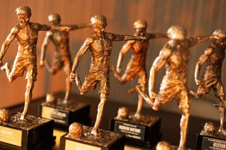 Premiados do Atlético na 60ª edição do Troféu Guará Bmg