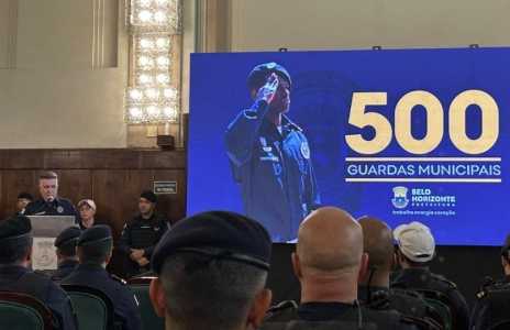 PBH anunciou a nomeação de novos 500 guardas municipais