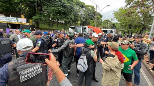 Guarda Municipal fez operação para retirar acampamento de bolsonaristas na Raja Gabaglia
