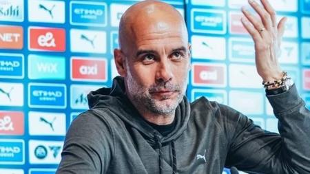 Guardiola em entrevista coletiva