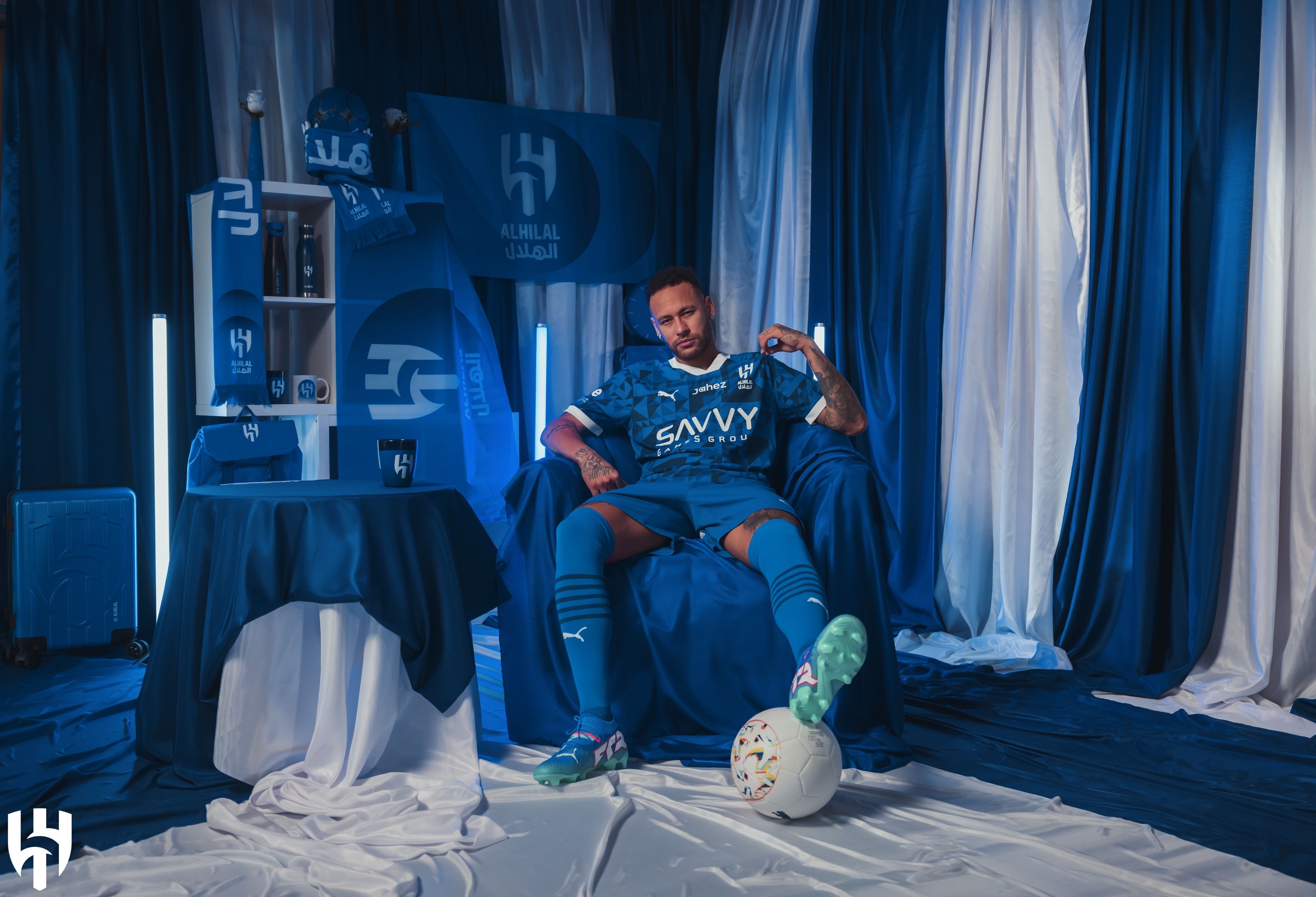 Neymar estrela vídeo de lançamento do novo uniforme do Al-Hilal; assista