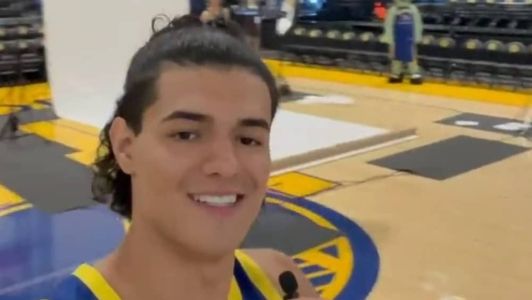 Gui Santos, ala-armador draftado pelo Golden State Warrios em 2022