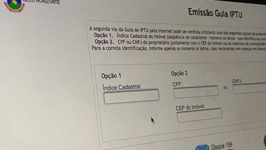 Guias do IPTU devem ser emitidas nos canais oficiais da PBH