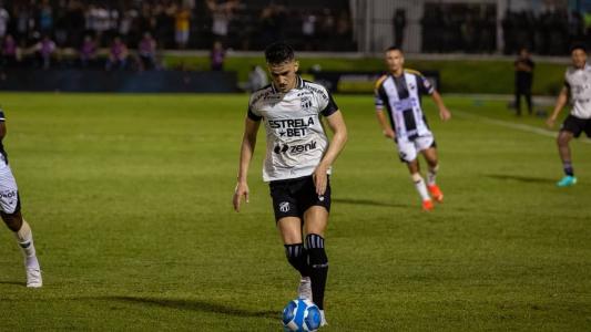 Guilherme Castilho em ação contra o ABC, pela Série B; ele será titular na final da Copa do Nordeste