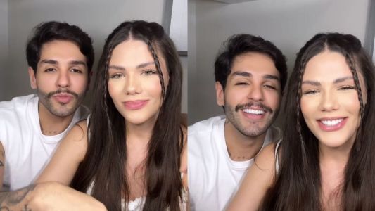 Guilherme, dupla com Hugo, gravou um vídeo com a esposa