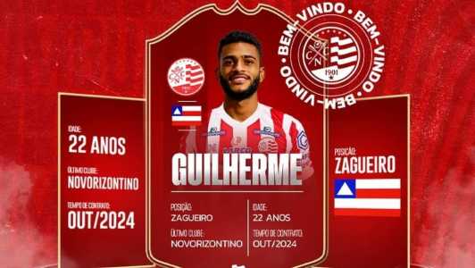 Guilherme, novo zagueiro do Náutico