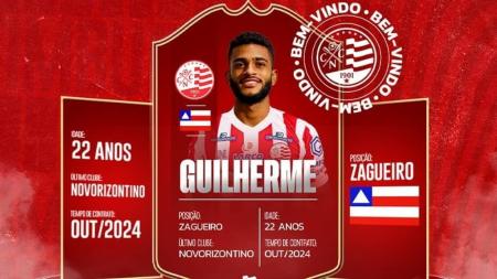 Guilherme, novo zagueiro do Náutico