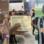 Atleticano é esquecido a caminho do Rio e quase perde computador e goleada