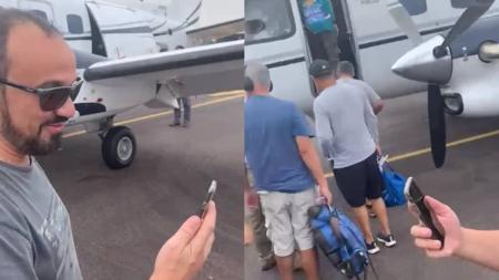 Guilherme Rabelo disse que ia fazer uma videochamada para a esposa
