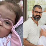 Filha de Leticia e Juliano Cazarré volta ao hospital duas semanas após receber alta