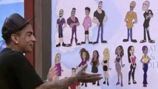 Guimê analisou painel e tirou Gustavo e Key do centro