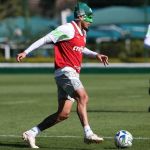 Gustavo Gómez retorna com nova máscara e Palmeiras finaliza preparação