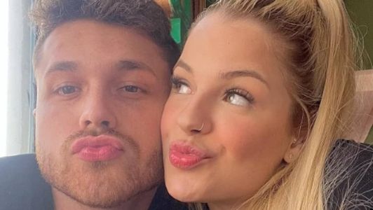 Gustavo Tubarão e a namorada Jade Sales