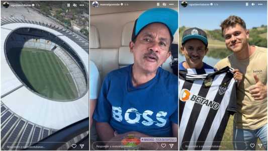 Gustavo Tubarão e Manoel Gomes se encontram em Belo Horizonte