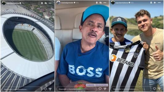Gustavo Tubarão e Manoel Gomes se encontram em Belo Horizonte