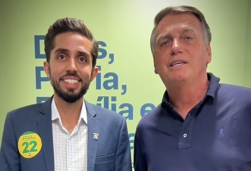 Bolsonaro declara apoio formal à reeleição de Gustavo Nunes em Ipatinga