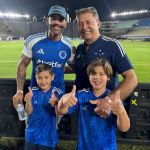 Gusttavo Lima marca presença em Vila Nova x Cruzeiro e se declara